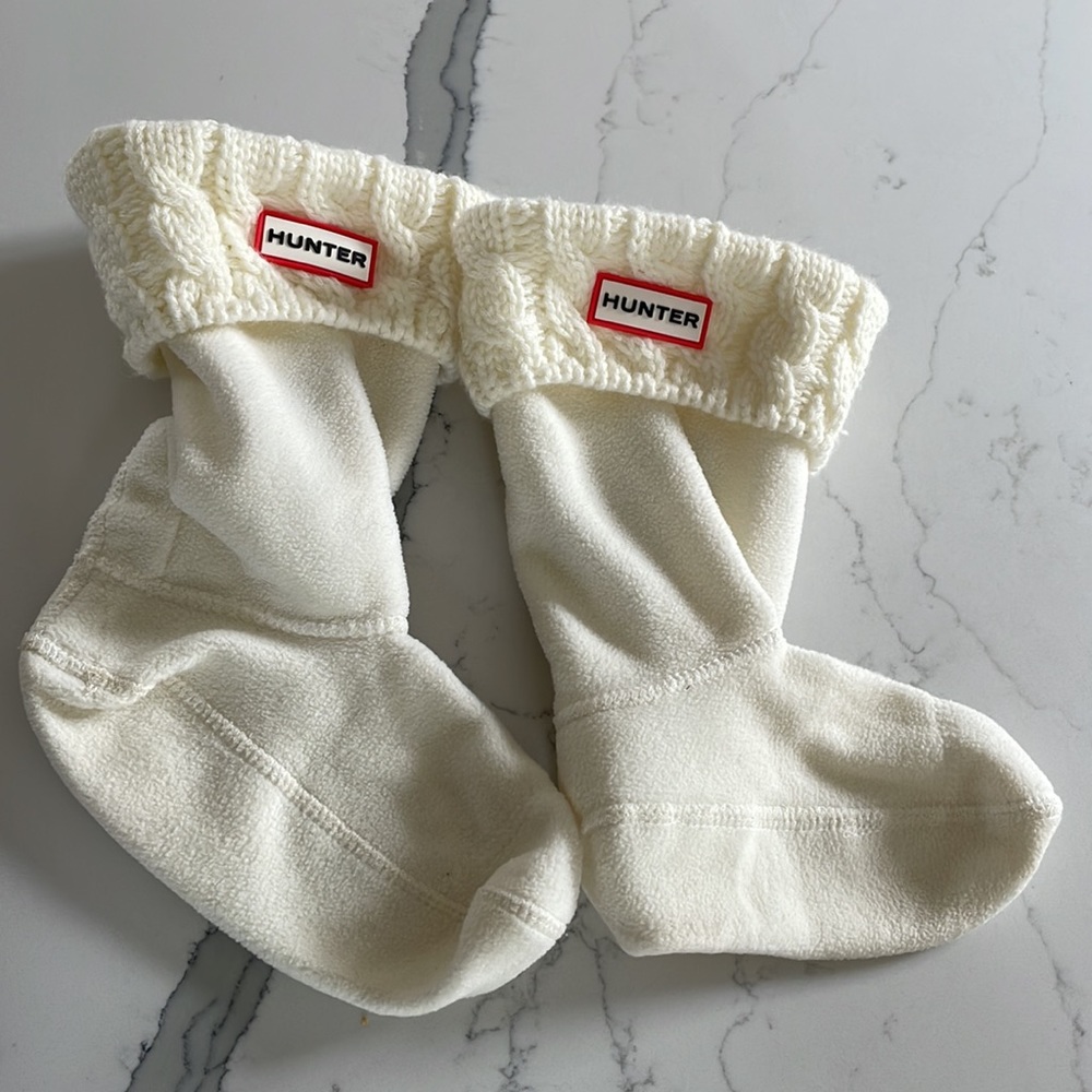 Hunter Tall Boot Socks (white)